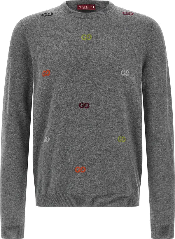 Gucci Gray Cashmere Cardigan Men