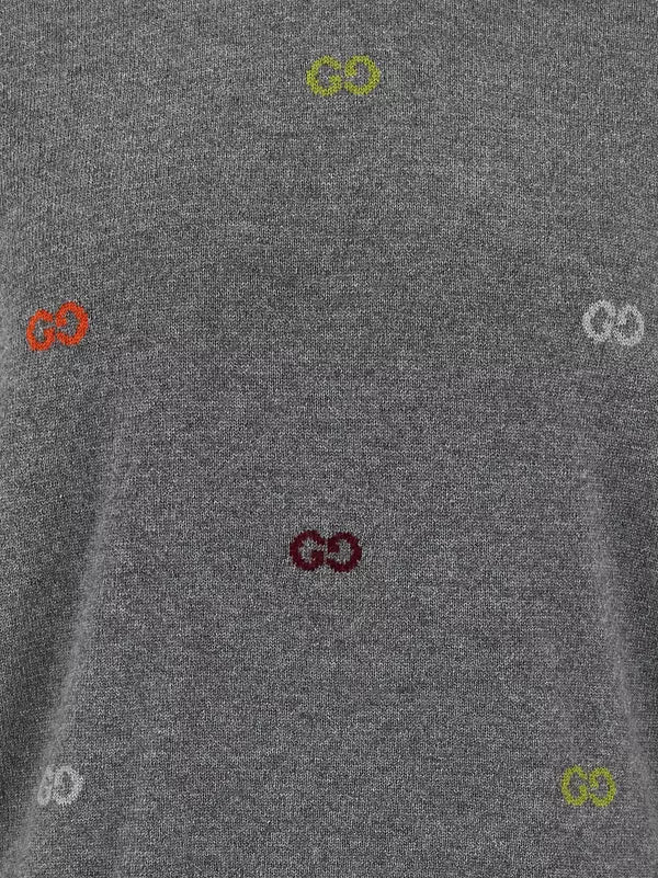 Gucci Gray Cashmere Cardigan Men