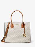 Mercer Large Logo Accordion Tote Bag Steve Boutique voorkant