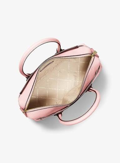 Mercer Medium Belted Satchel in POWDER BLUSH | Michael Kors