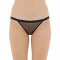 Moschino zwart mesh gestippelde slip dames – Steve Boutique
