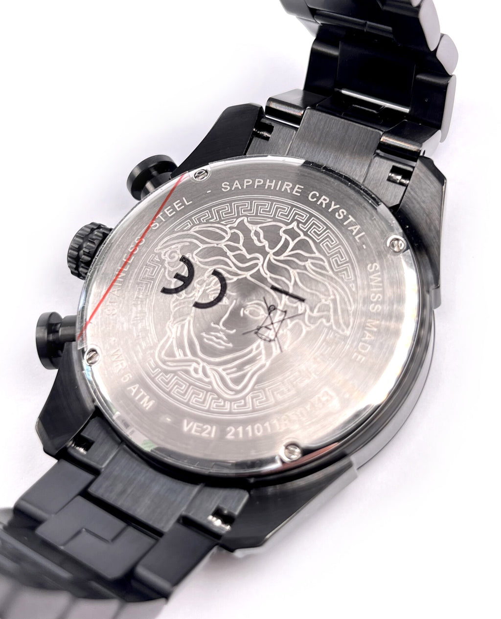 Versace Heren Chronograaf Horloge Zwart