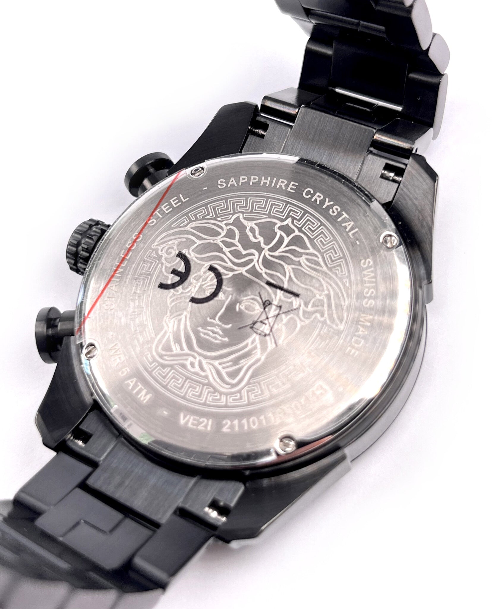 Versace Heren Chronograaf Horloge Zwart