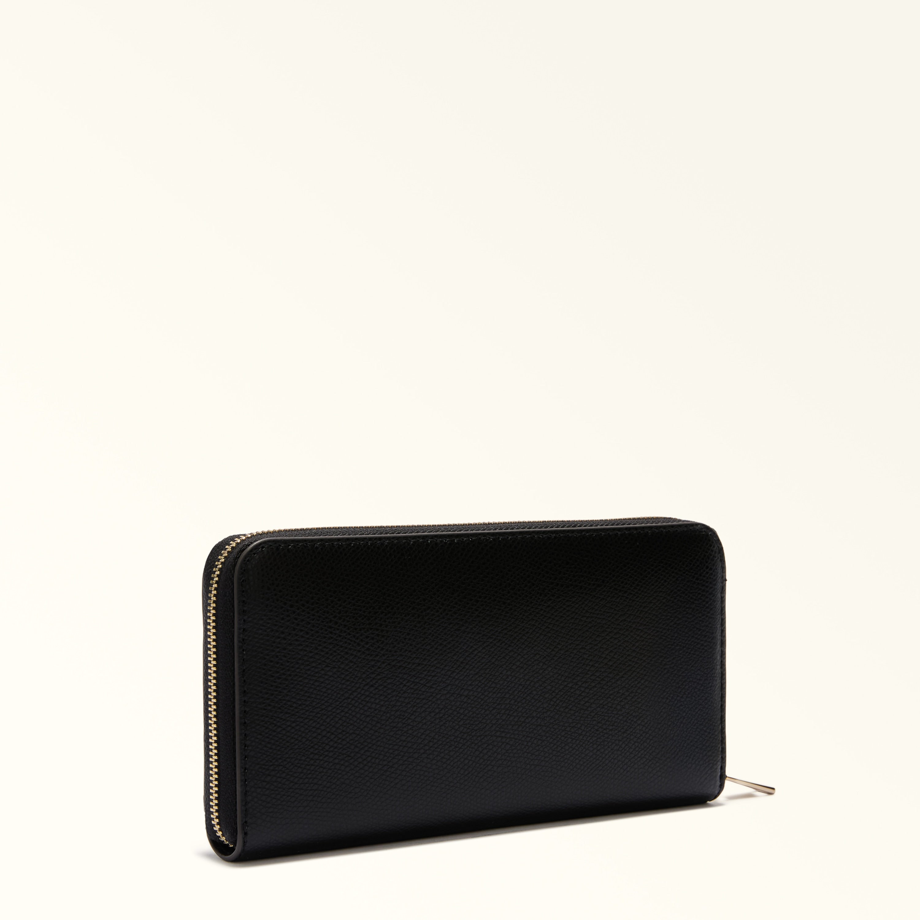 furla portefeuille zip around xl nero achterkant