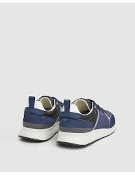 Hackett Shoes Blue and White London