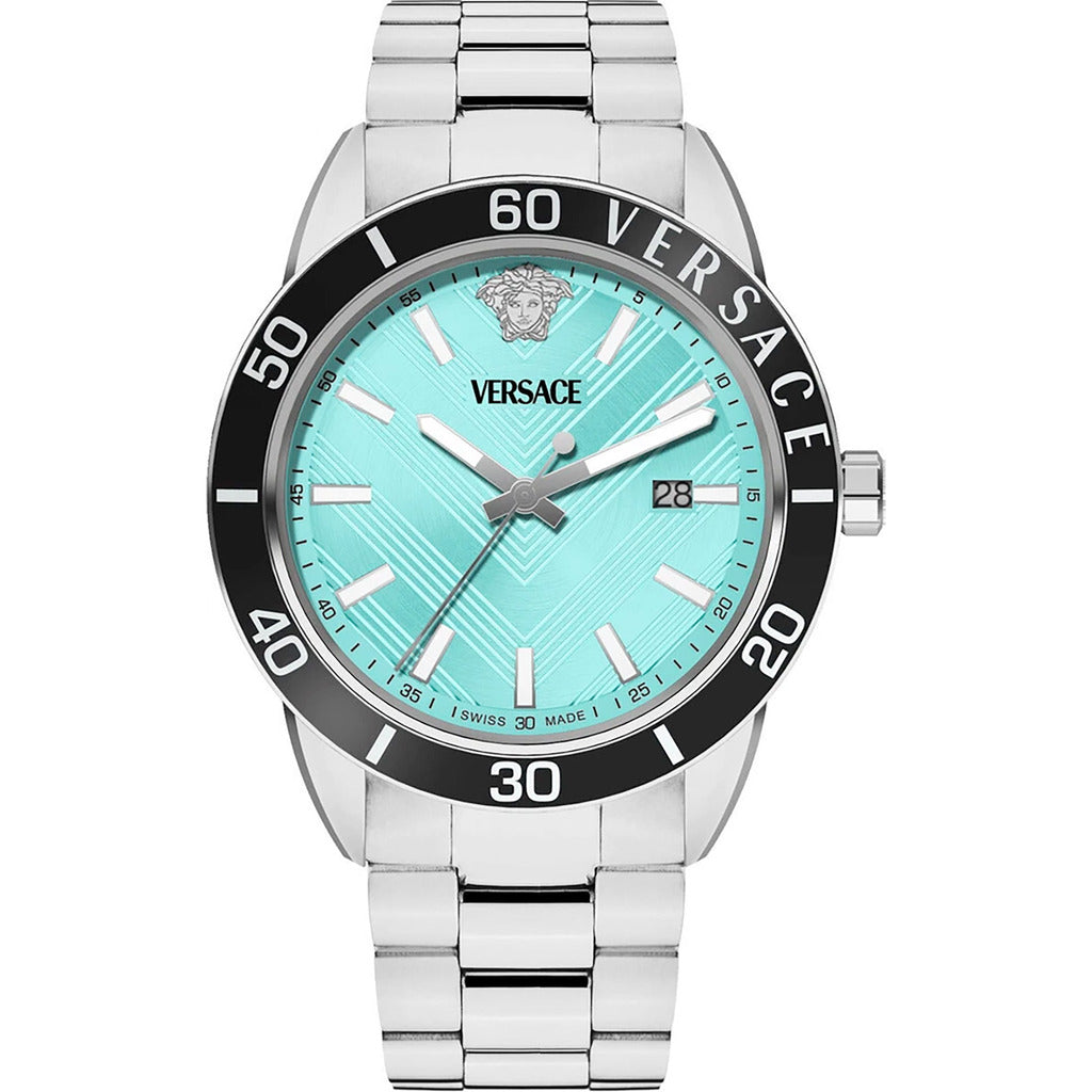 Versace Heren Horloge Turquoise Edition