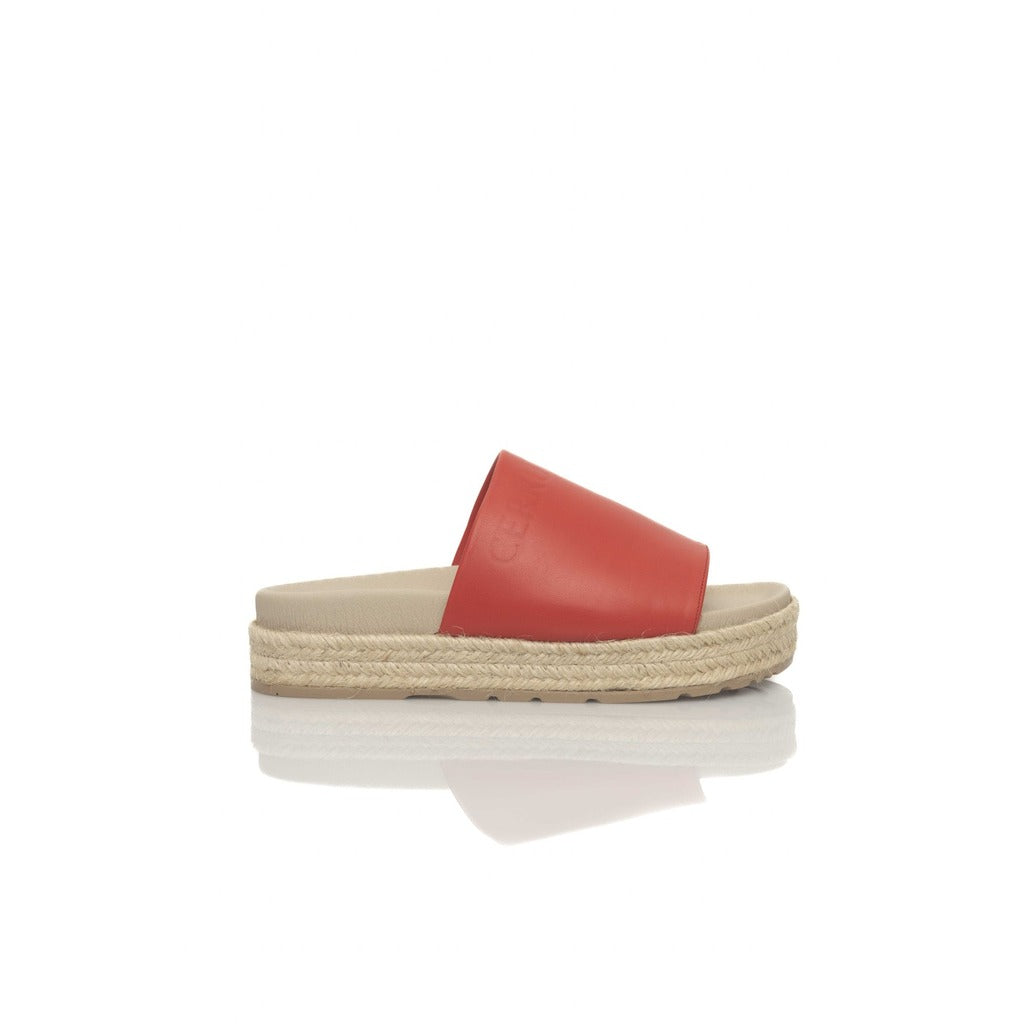 Cerruti 1881 – Dames Platform Sandaal CSSD00509M Rood | Echt Leer