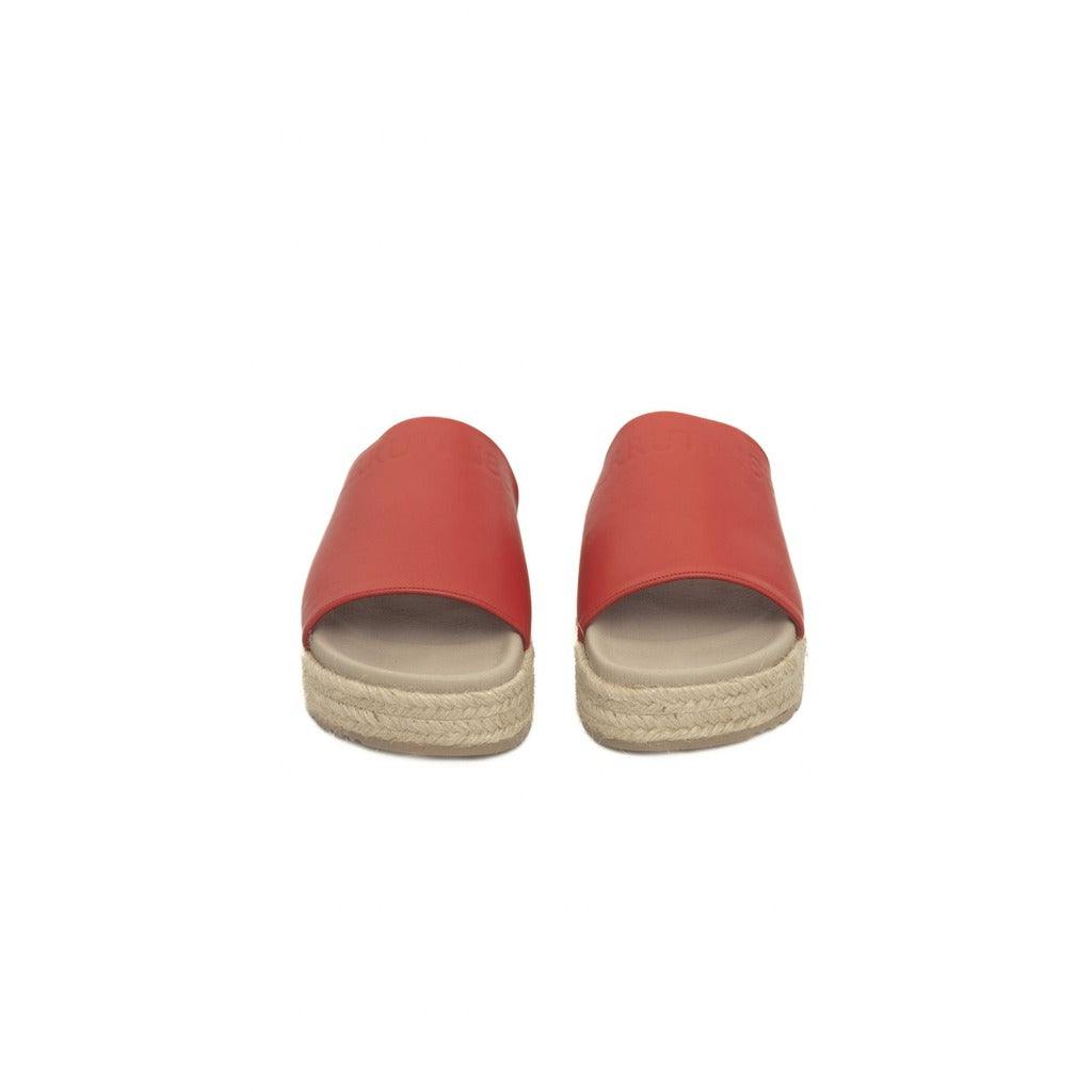 Cerruti 1881 – Dames Platform Sandaal CSSD00509M Rood | Echt Leer