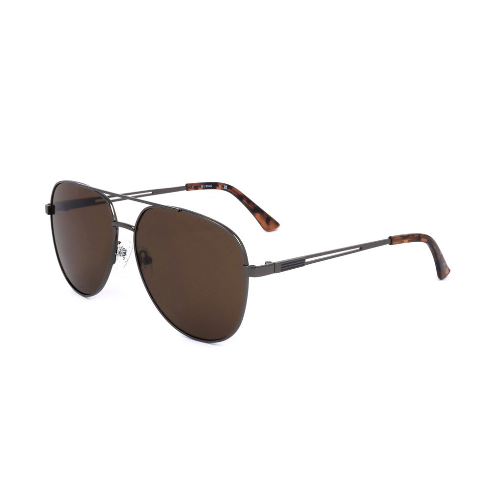 Guess Factory Shiny Gunmetal Sunglasses