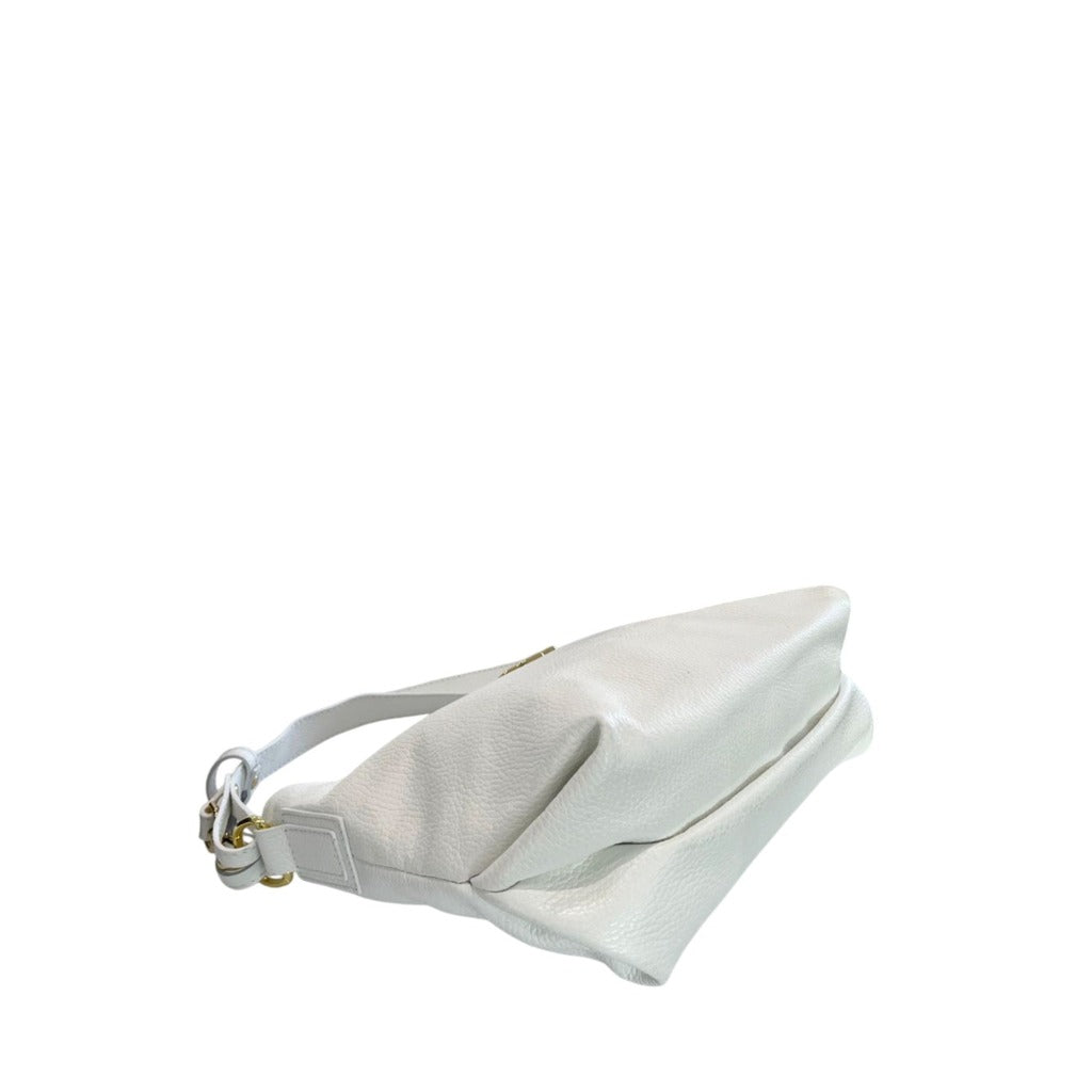 Baldinini Lucca – Leren Schoudertas in Wit | Made in Italy