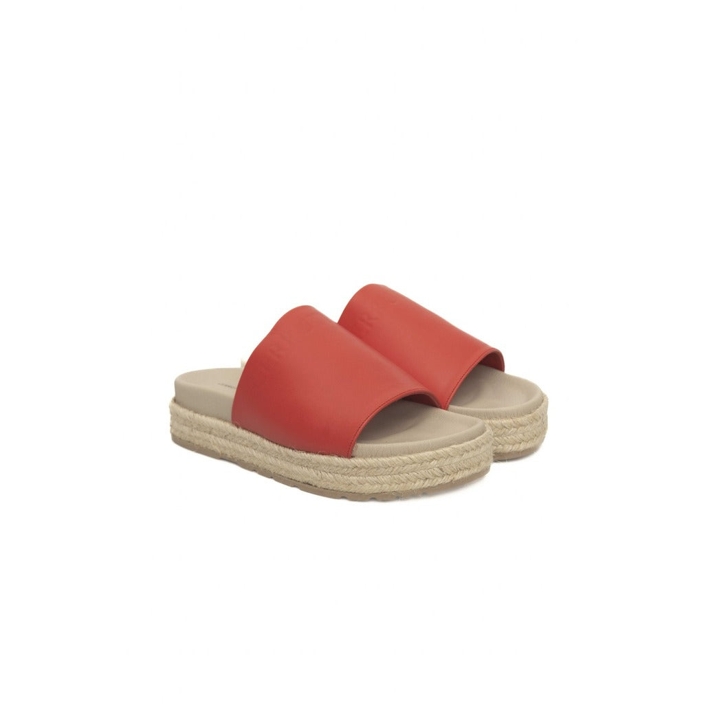 Cerruti 1881 – Dames Platform Sandaal CSSD00509M Rood | Echt Leer