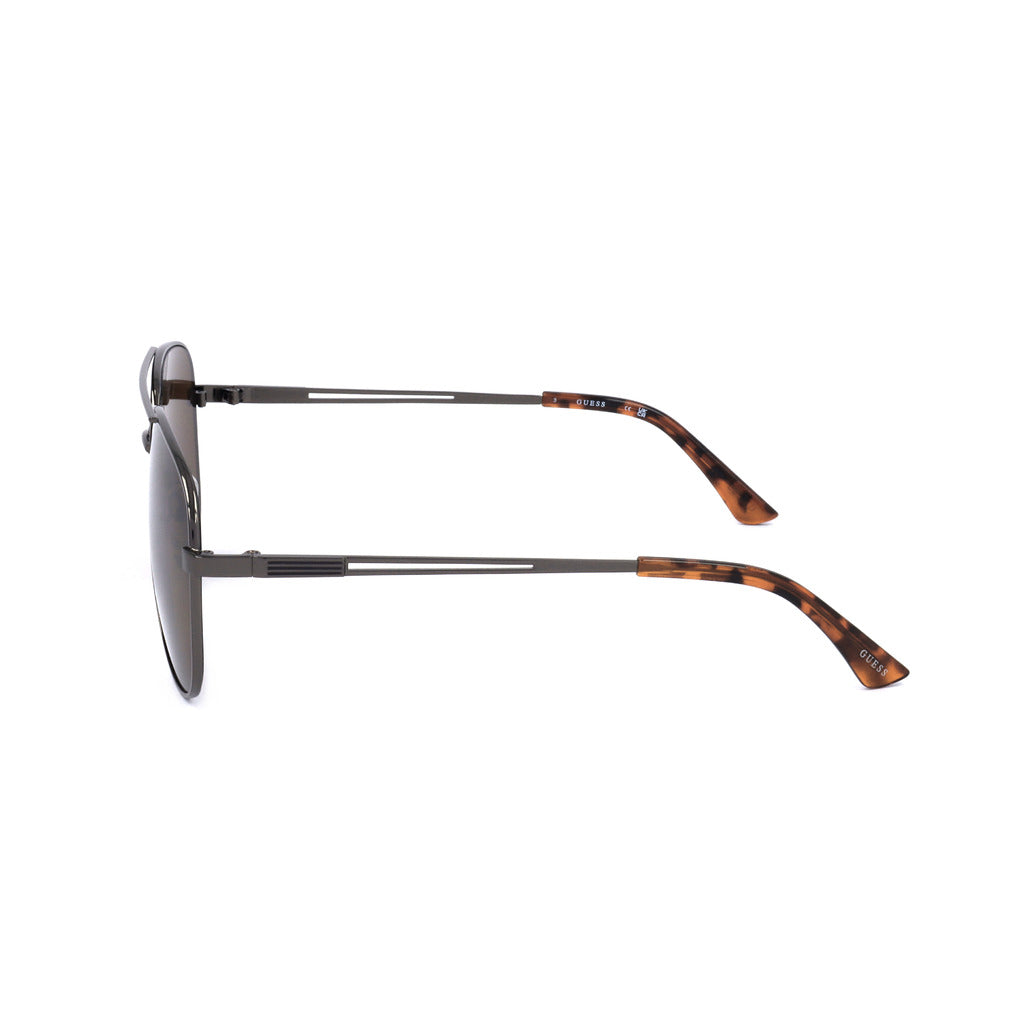 Guess Factory Shiny Gunmetal Sunglasses