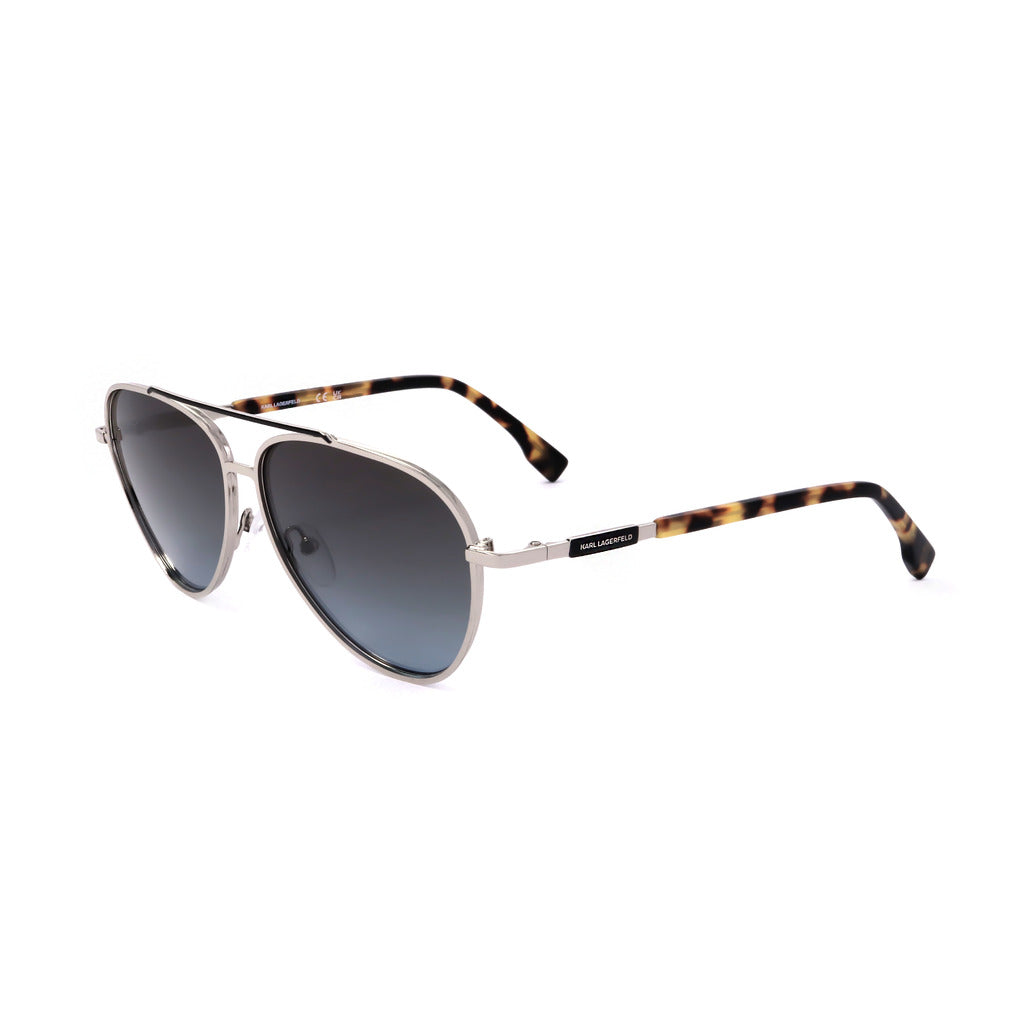 Karl Lagerfeld Silver Shiny Sunglasses