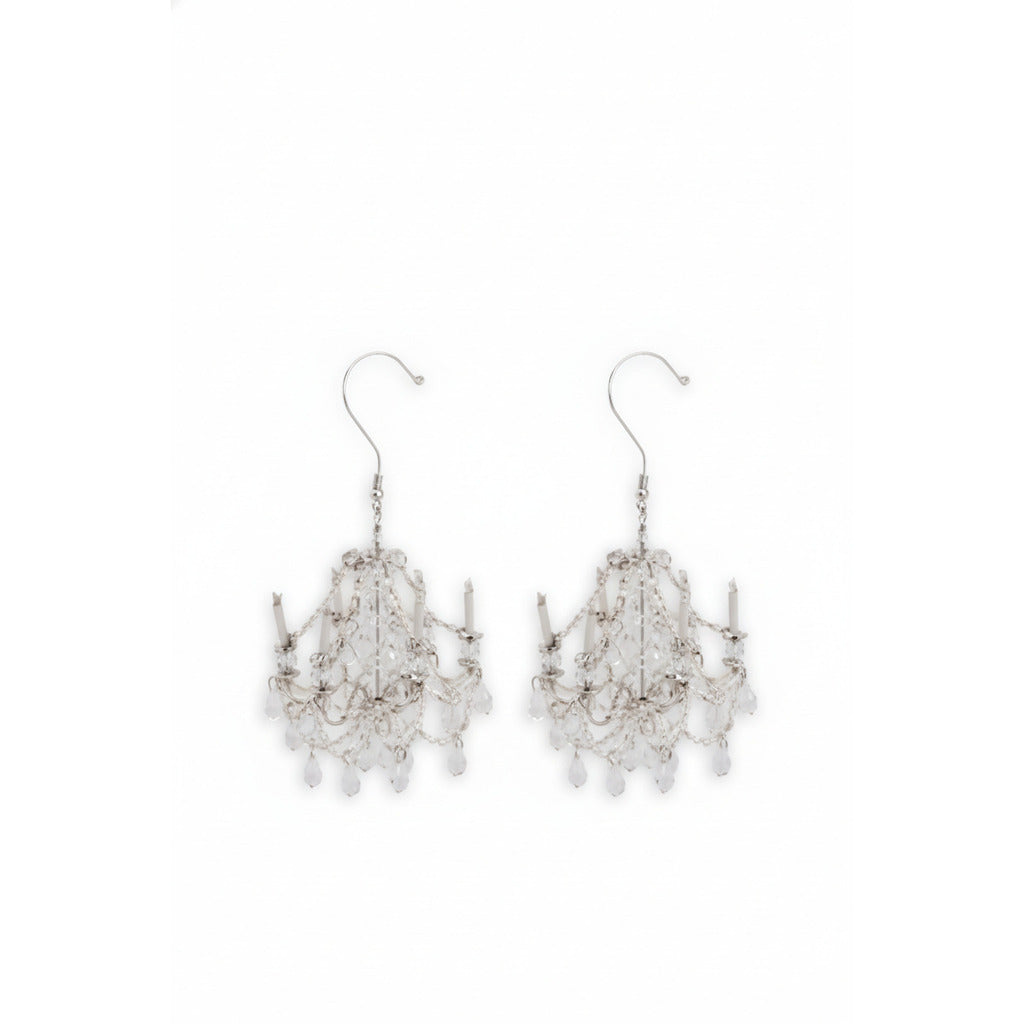 Moschino Chandelier Dangle Oorbellen Zilver