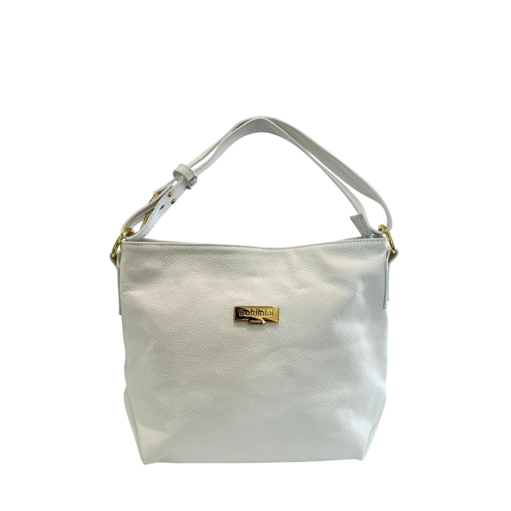 Baldinini Lucca – Leren Schoudertas in Wit | Made in Italy