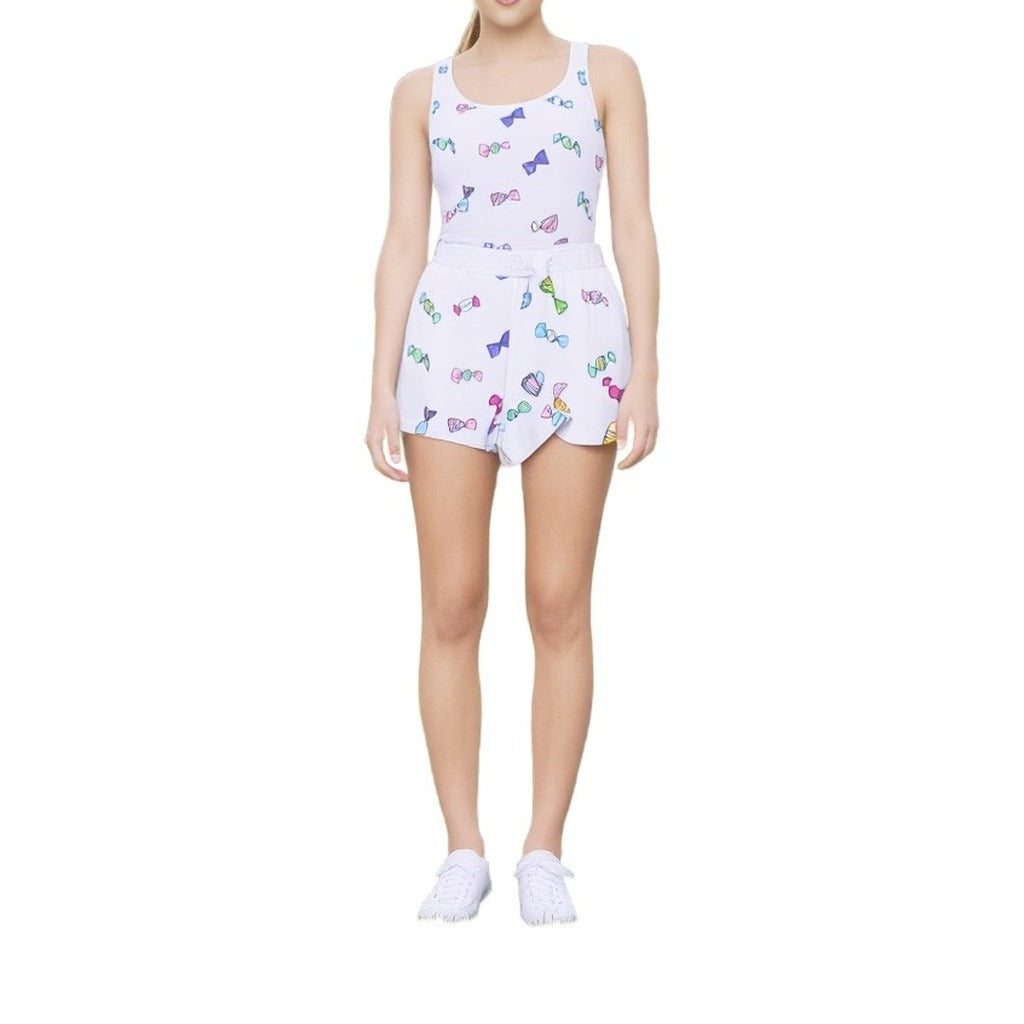 Moschino Bikini Print Tank Romper Dames Wit