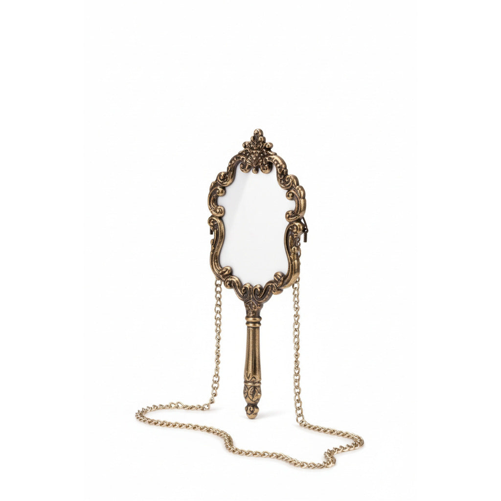 Moschino Vintage Spiegel Schoudertas Goud